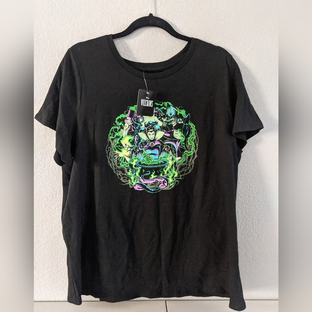 Disney Villains Halloween Graphic Tshirt Top Costume Cosplay Dark Academia Goth